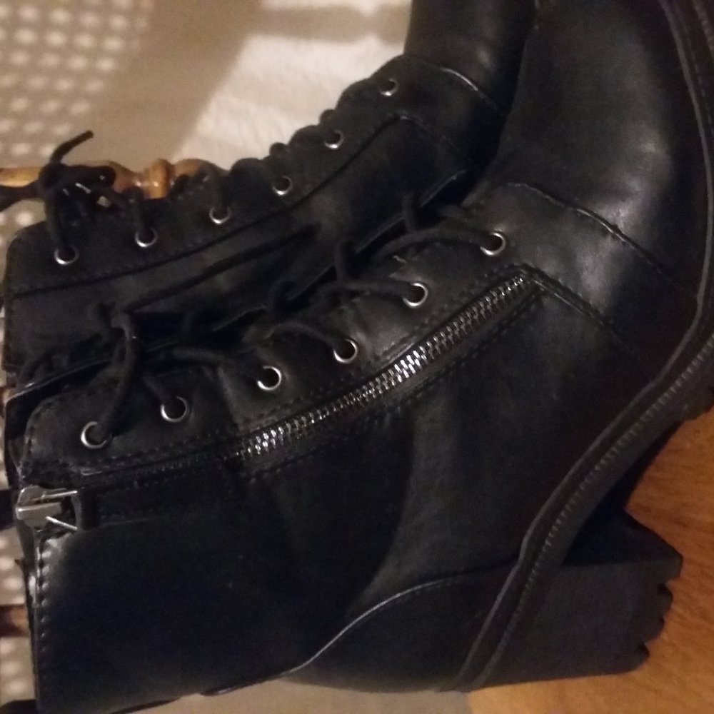 Like New Combat booties